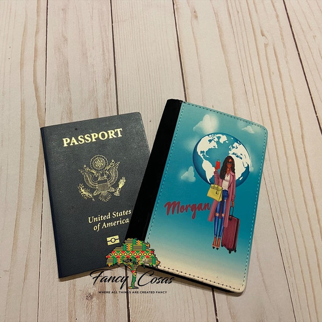 Around the Globe Passport Cover - Fancy Cosas